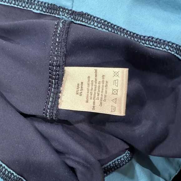 Alo Yoga Cool Fit Blue Quarter Zip Pullover Blue Women’s Medium - Picture 3 of 3